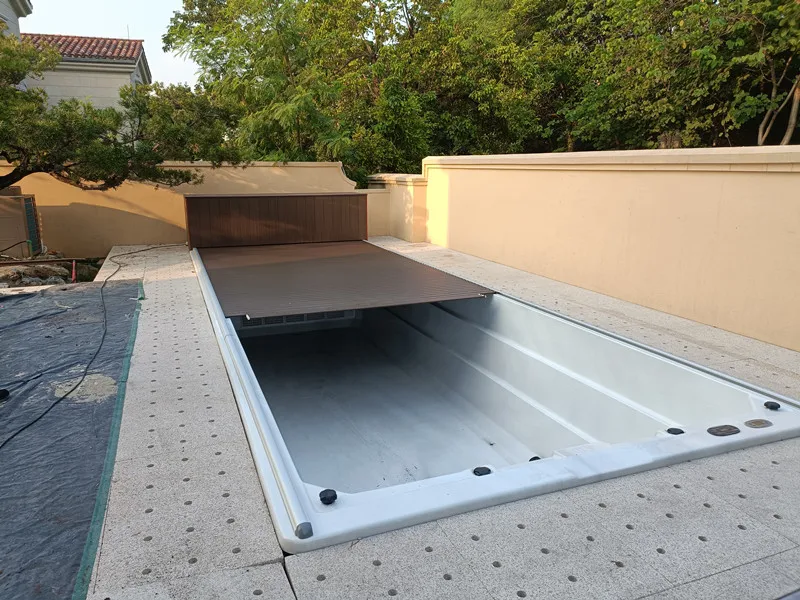 Recommended electric rolling curtain pool cover aluminum alloy foam thermal insulation UV pool cover