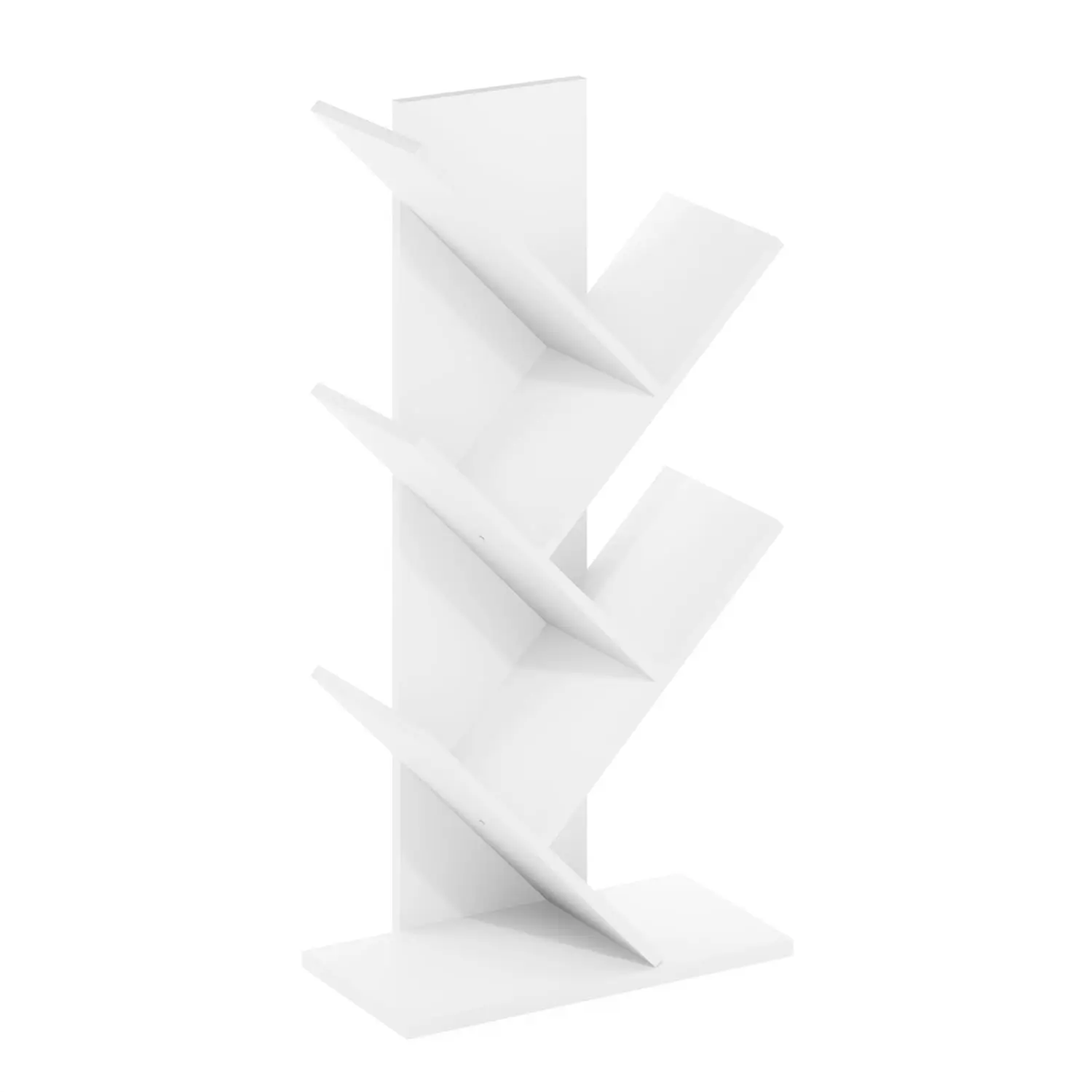 Buy Home Office Furniture Decoration Custom 9 Storey Tree Bookcase Wooden Bookcase With Drawers