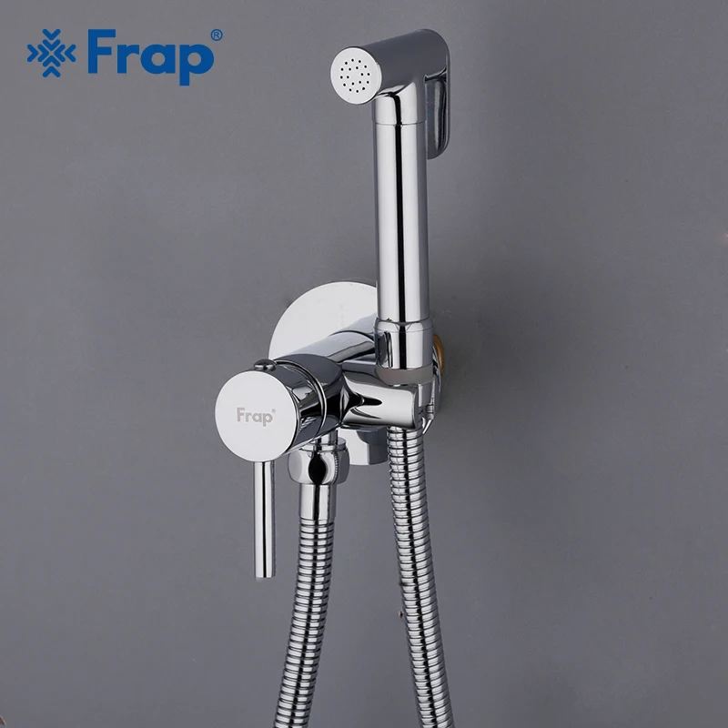 Frap High quality Bidet Faucet Brass Shower Tap Faucet Shower Taps shattaf F7505-2