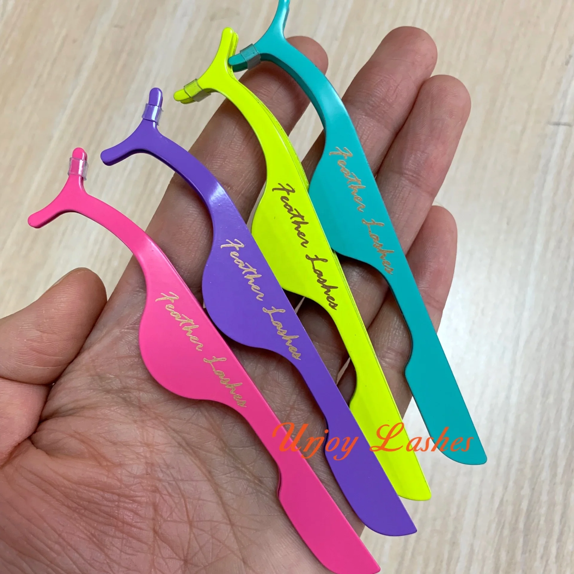 New Product Lashes make Up Tools Stainless Steel Eyelash Tweezers Personalized 3d Eyelash Tweezers