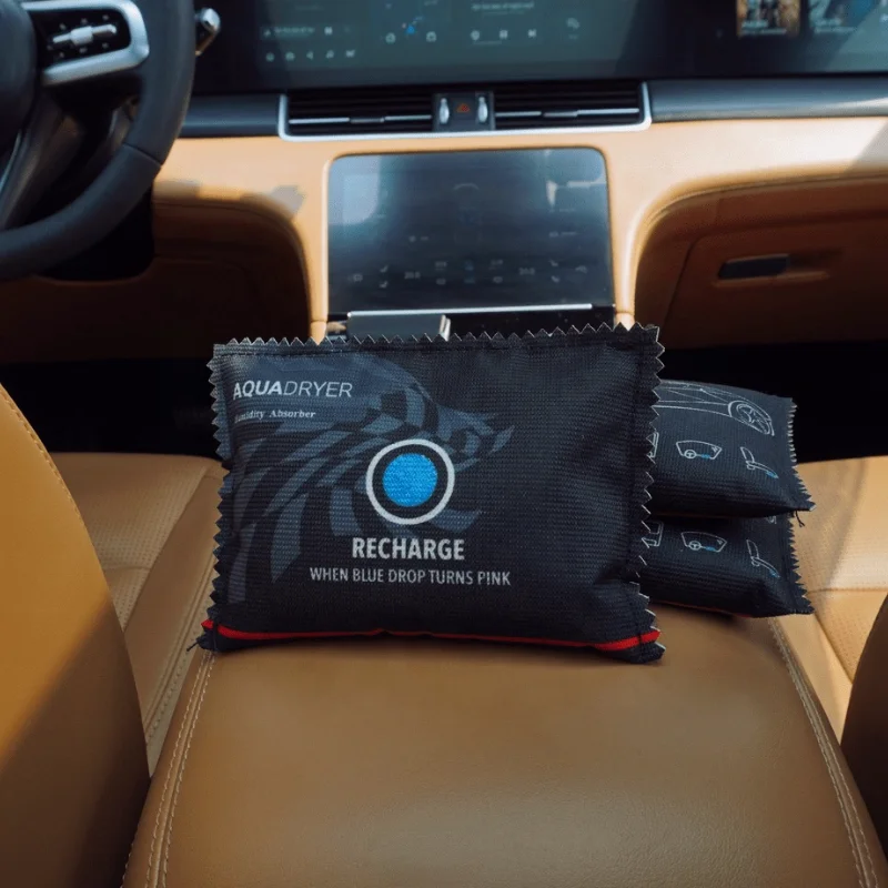 Safe Black Moisture Absorber Dehumidifier Bags For Home Closets And Cars