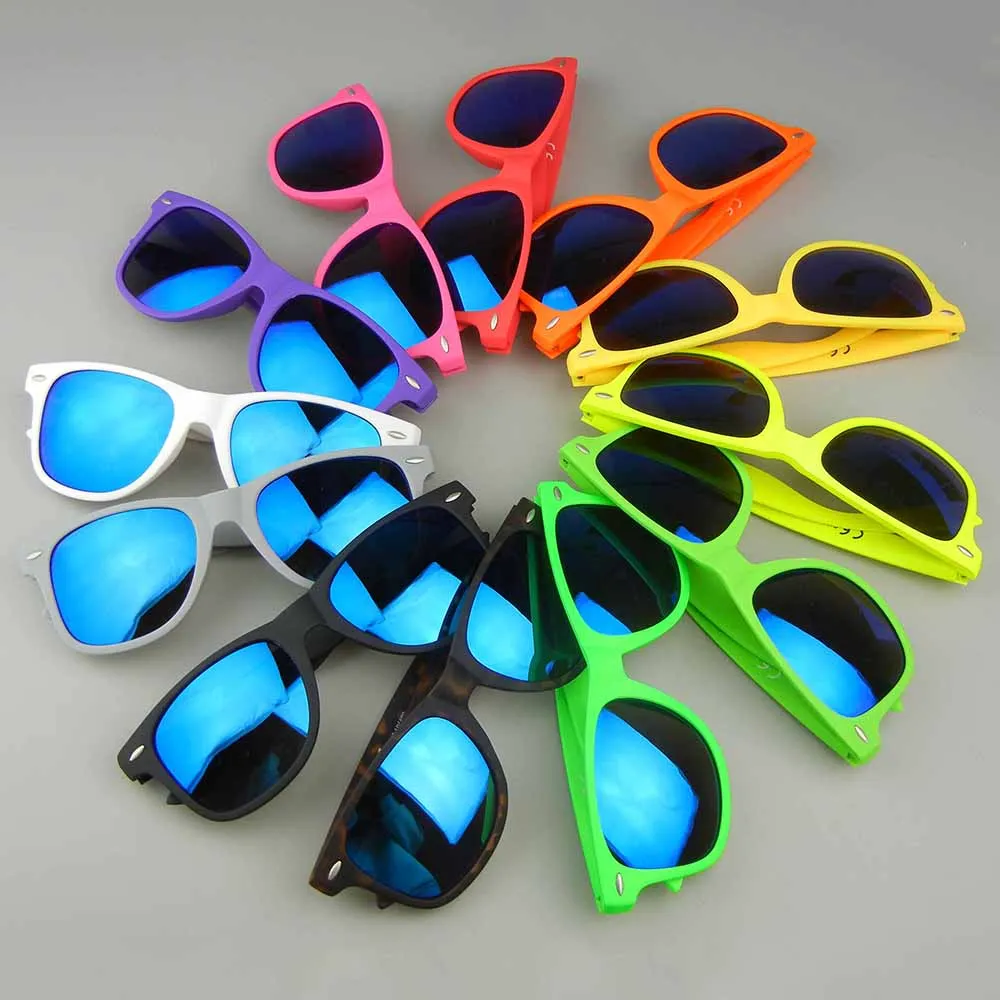 Wholesale Custom Logo 2024 new colorful mirror sports glasses men and women outdoor fishing riding surfing sunglasses lenses