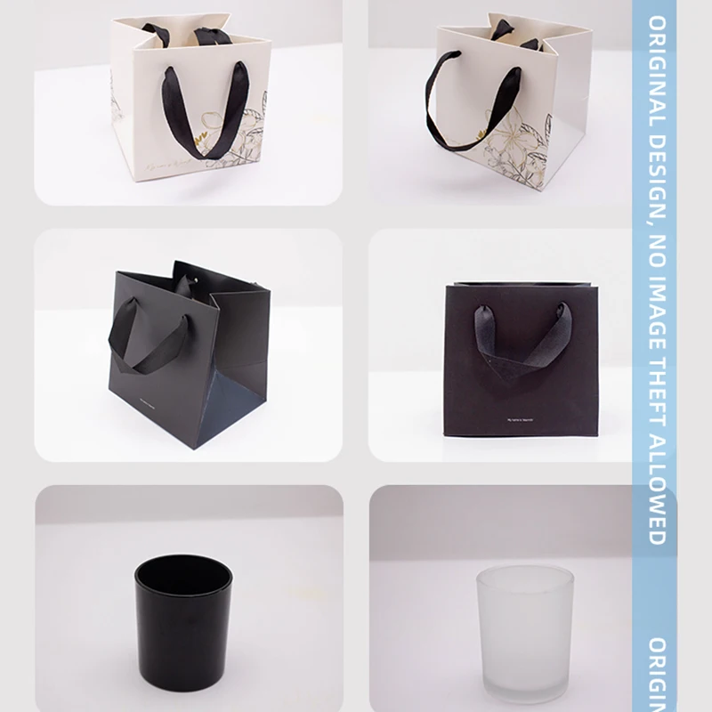 Wholesale Cardboard Matte Satin Lined Candle Jar Private Label White Custom Luxury Rigid Paper Gift Scented Candle Box Packaging