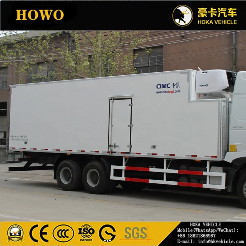 SINOTRUK HOWO A7 6X4 336HP 25T РЕФРИЖЕРАТОРНЫЙ грузовик модель ZZ1257N5847N1