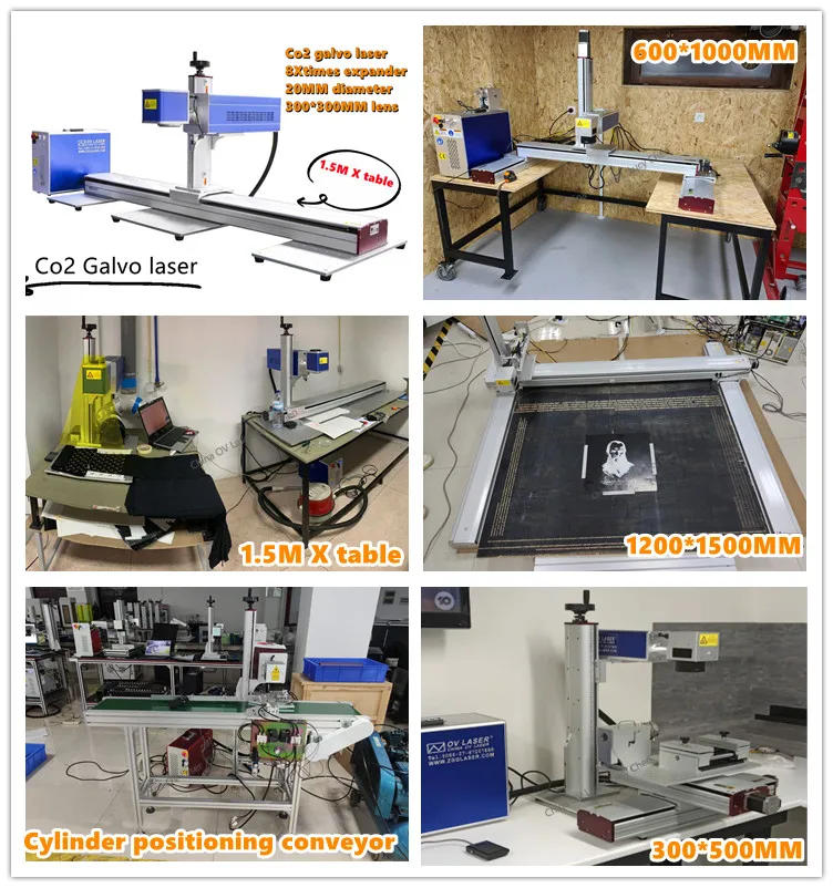 Raycus 30w fiber laser with 1000*600mm gantry moving table for engraving large metal plates tiles tubes rulers stainless steel