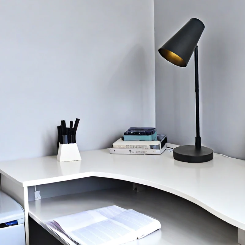 E14 E27 Iron rotate the lamp holder reading light study home decoration lighting halogen bedside table lamp