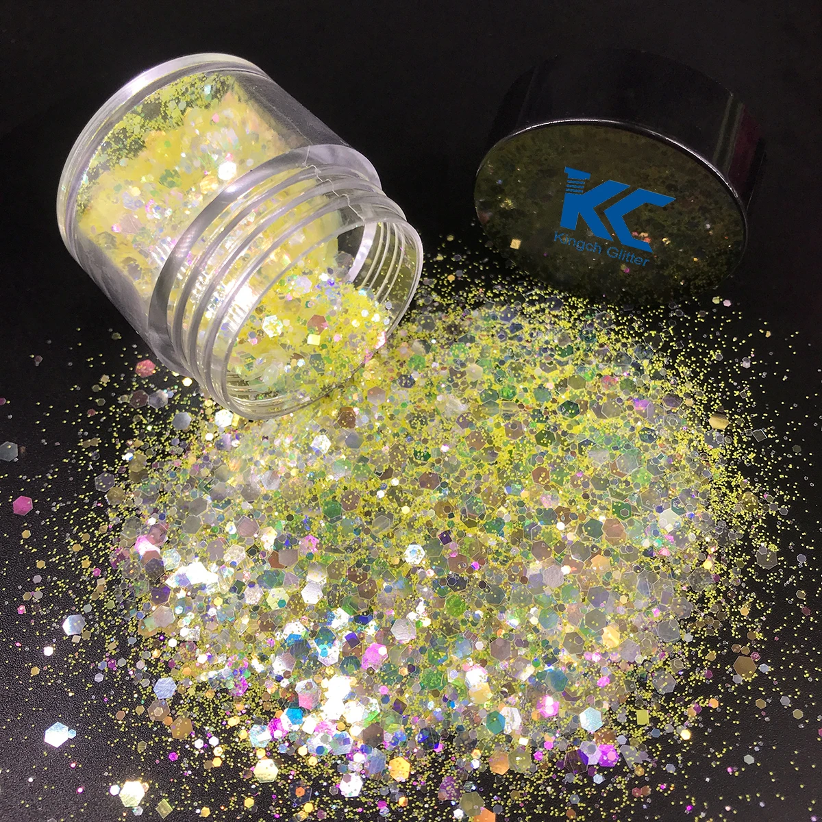 Holographic Chunky Glitter Sequins Craft Opal violet chunky glitter Flakes for Resin Tumblers Slime Nail