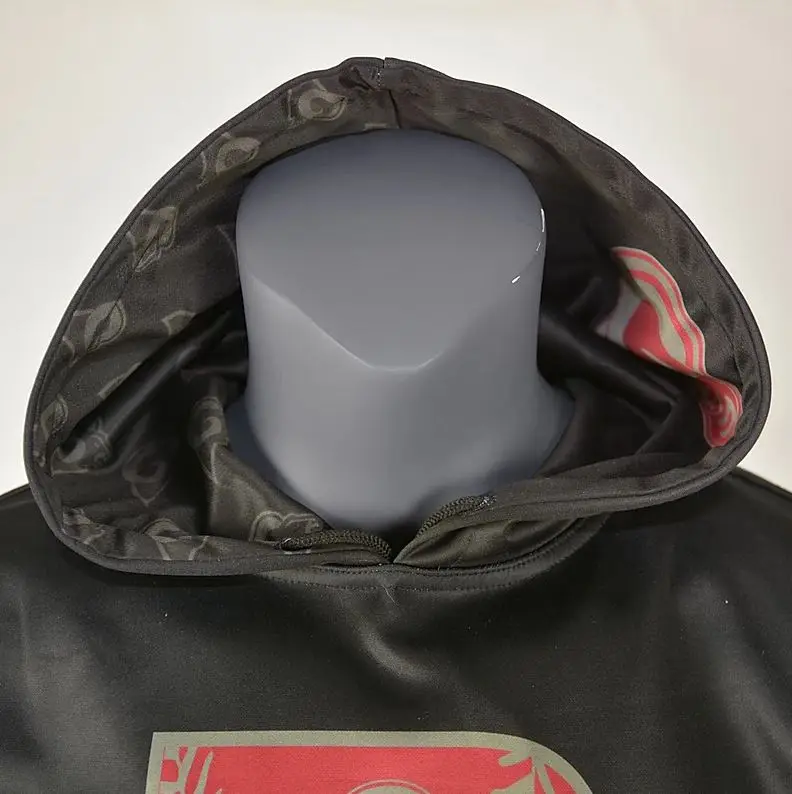 American Customize Team  Hoodie with own Design and Logos Front Kangaroo Pocket Lightweight merino wool adjustable Lined Hood