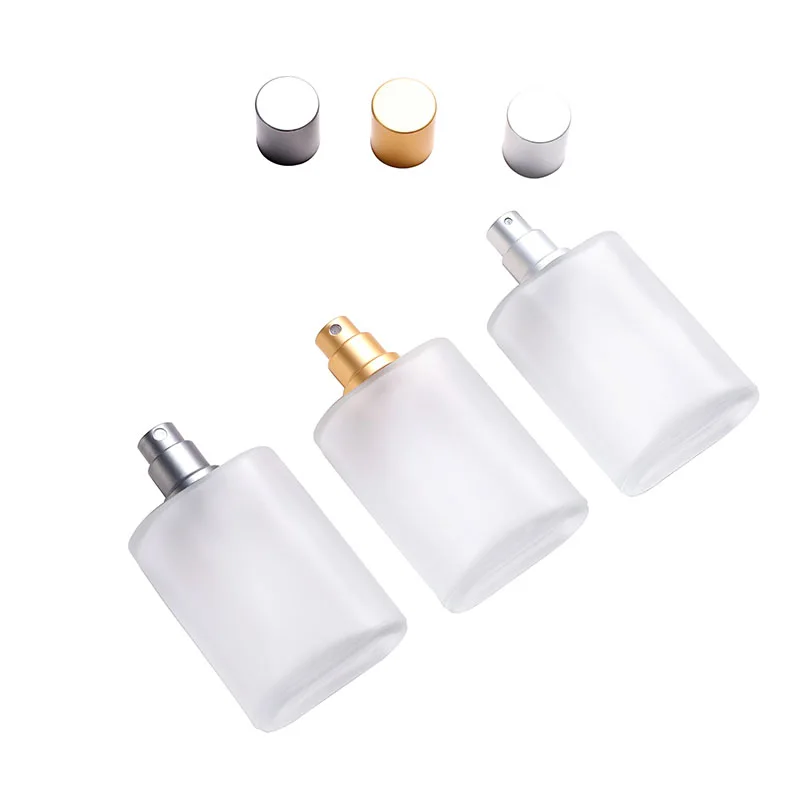 Factory Wholesale Luxury 15Ml 30Ml 50Ml 100Ml Square Refillable Glass Perfume Spray Bottle