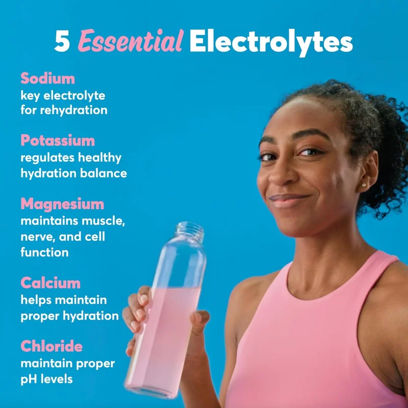 Hydration Daily Wellness Effervescent Tablets Fizzy No Sugar Electrolyte Mixed Citrus Vegan food supplements vitamin tablets