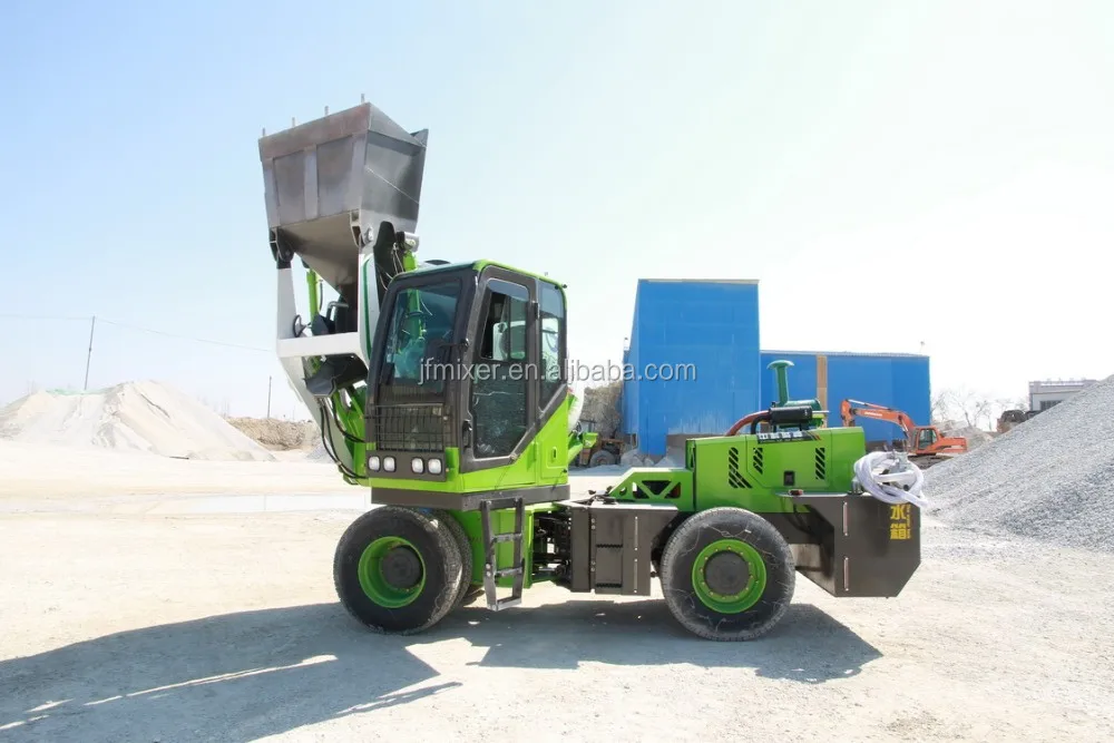 3.5 cubic meter B self-feeding mixer flange-connected gearbox