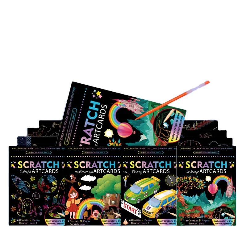hot-selling scratch board  Art Scratch Paper scratch painting