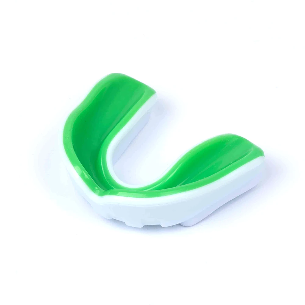 Free Sample Mouth Guard Sports Moldable MouthGuard Kids Mouthpiece Teeth Protective Braces EVA Double Colored for MMA Boxing