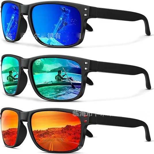 2024 Cycling Fishing Golf Outdoor Shades Sporting Film Mirror HD Light Weight Polarized Men Women Sunglasses