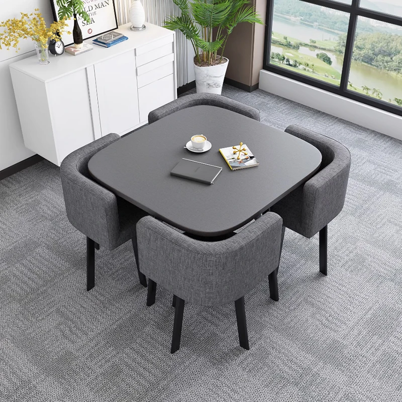 SUKE Modern Wholesale Durable Dining Table A Set Of 4 Seat Kitchen Table Table And Chair Home Furniture