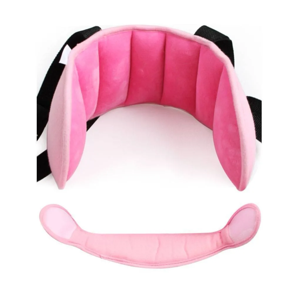 Infant Baby Car Safety Seat Head Fixing Auxiliary Cotton Belt Fastening Belt Adjustable Kid Secure Strap Doze Band Baby Pillows