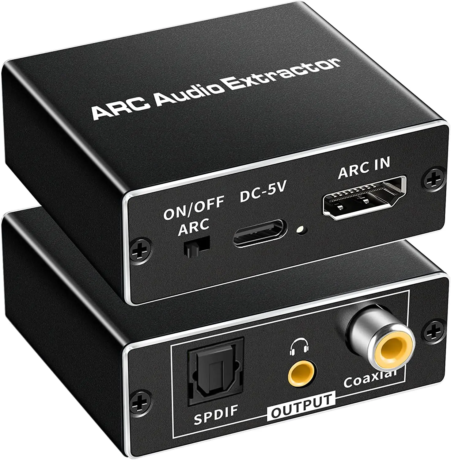 HDMI ARC to Optical Toslink SPDIF Stereo Audio Converter Adapter Extractor