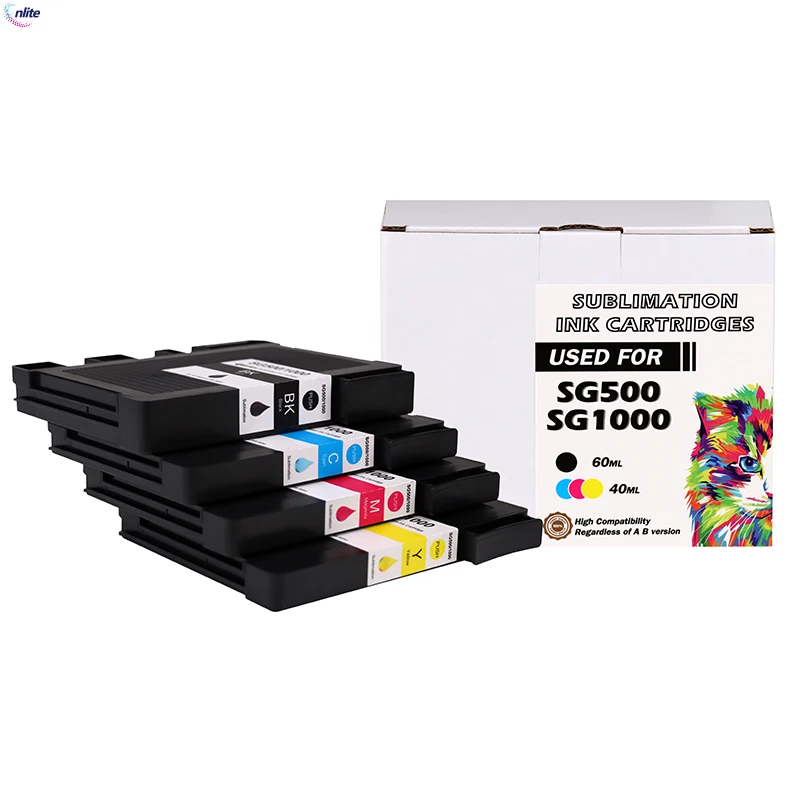 Sublimation Sg500 Sg1000 Color Inkjet Ink Cartridge Compatible For Sawgrass Virtuoso Sg 500 1000 Printer