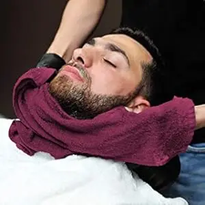 LIANFA Wholesale Free Design Custom Barber Hair Towels Logo Bleach Proof Beauty Salon Towels