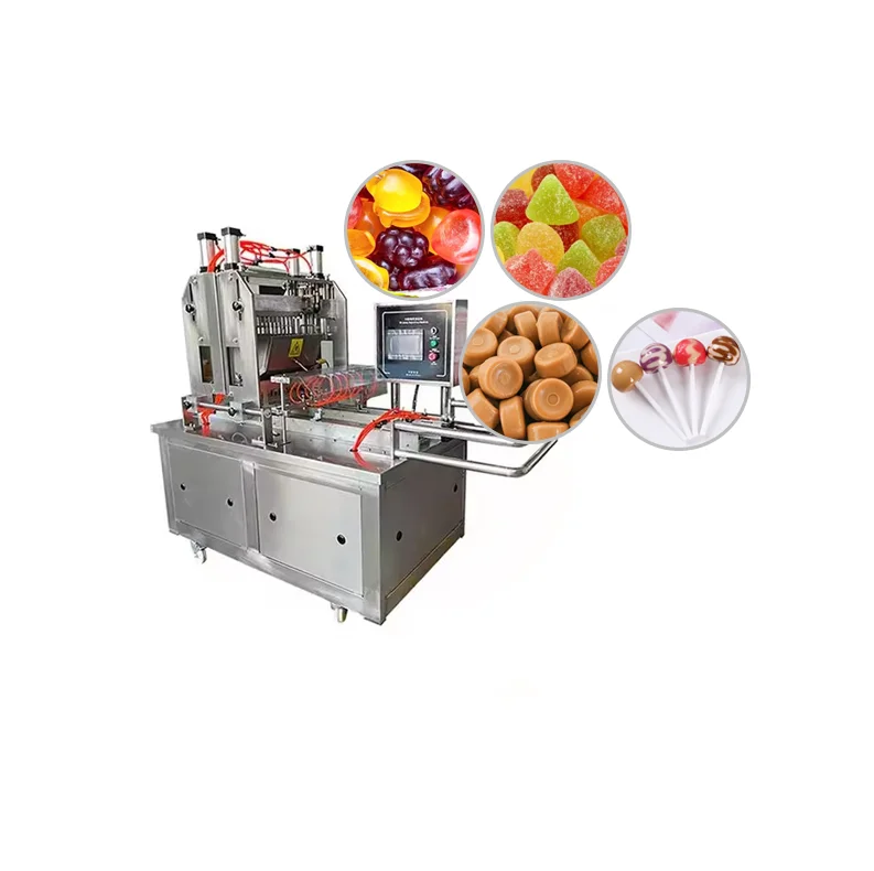 Commercial Cheapest Jelly Bean Lollipop Gummy Caramel Candy Depositor Machine