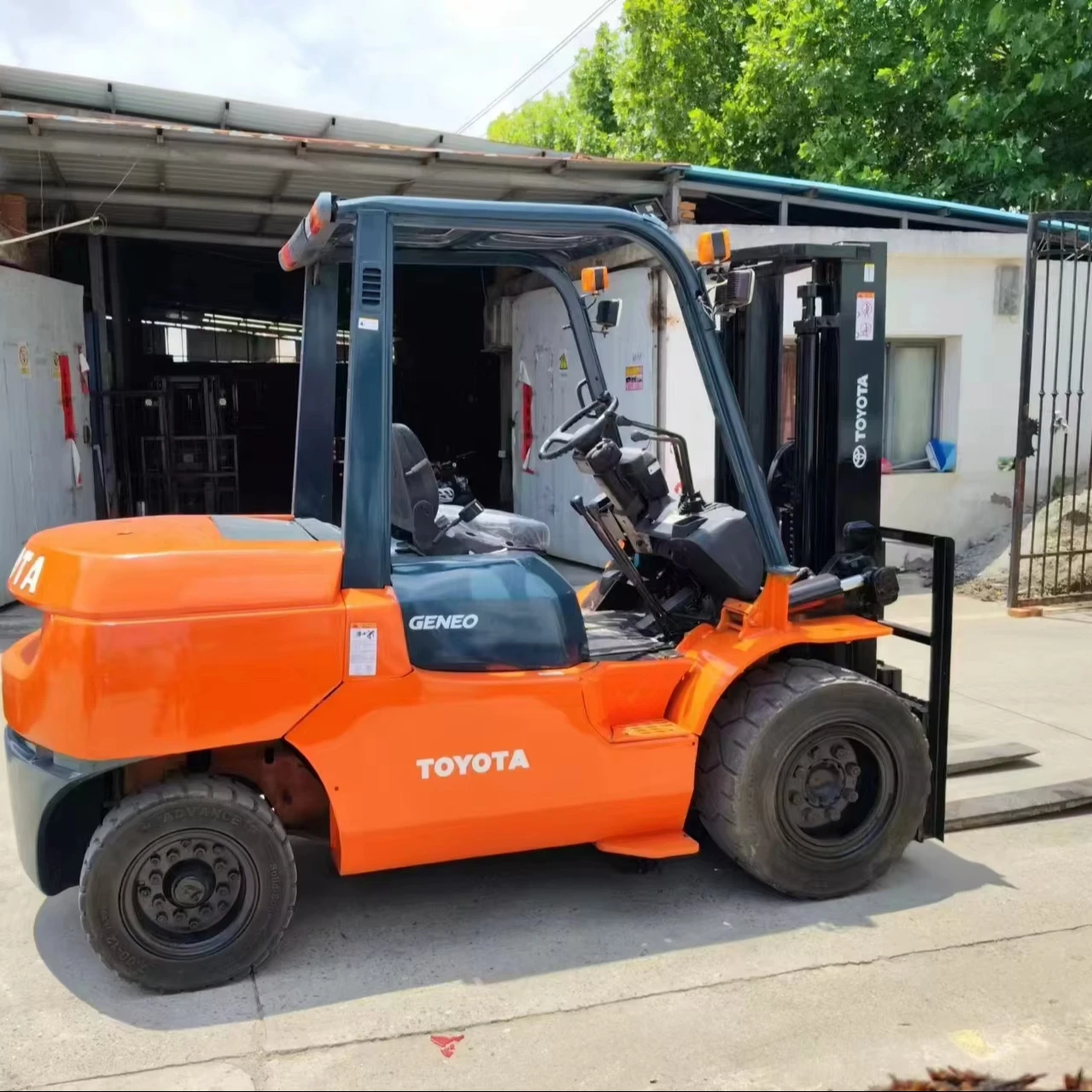 High Quality Used Toyota 5T Forklift from Japan Factory Direct with Core Engine Gearbox Bearing PLC-Discount Offered