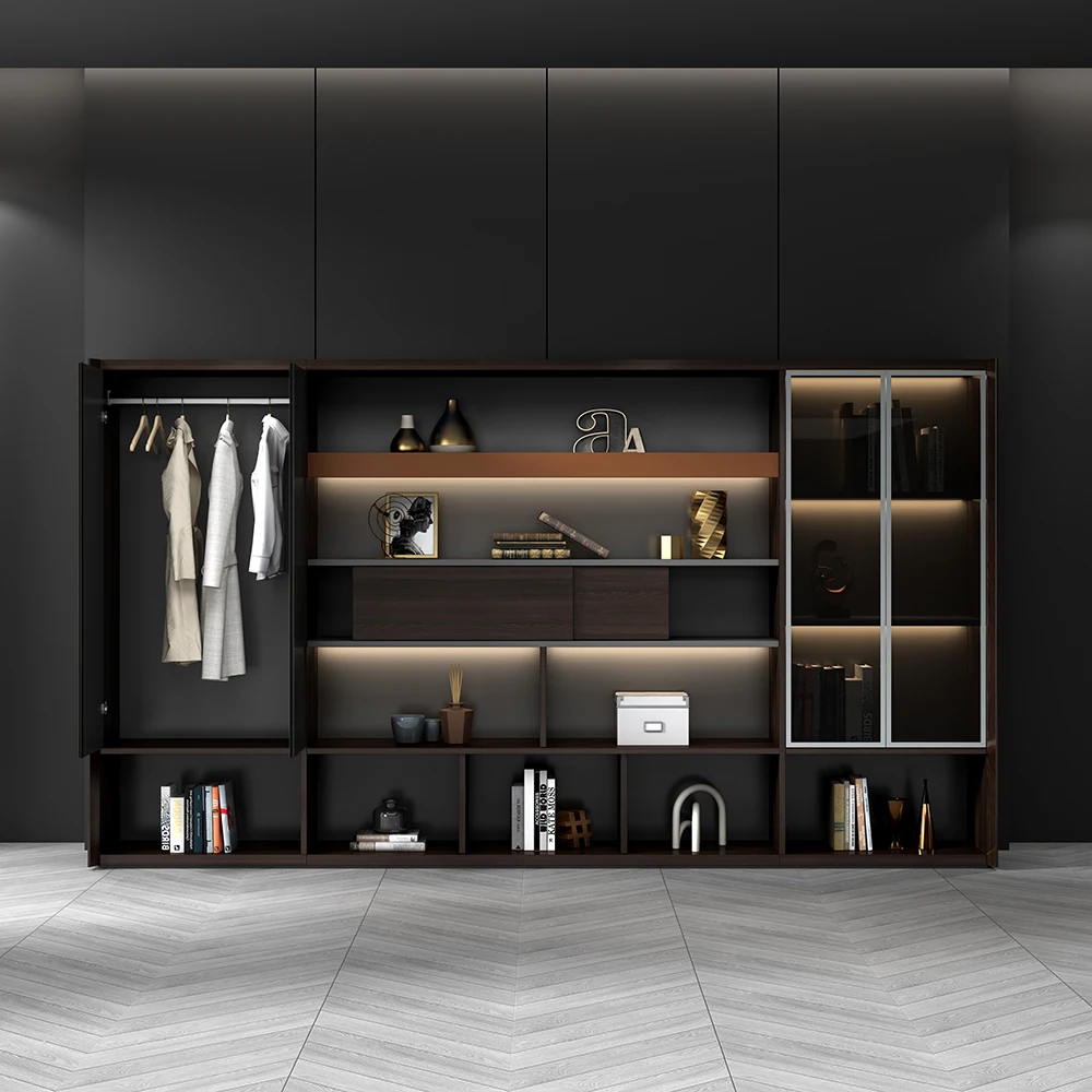 File Cabinet Home Office Furniture Wooden Display Overhead Bookcase Boss Filing Cabinets Lockable Cabinet Storage