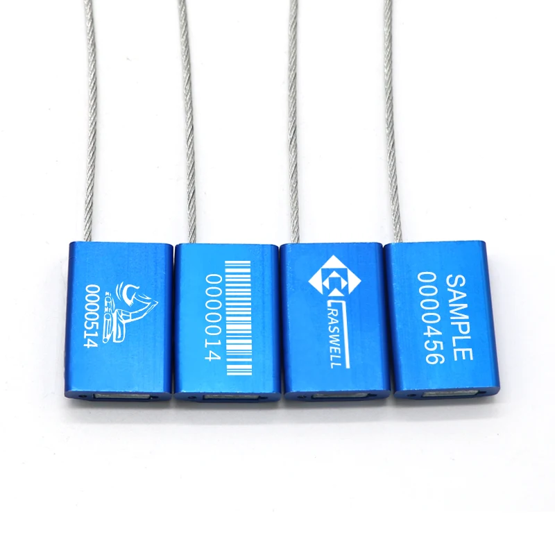 TX-CS106 pull tight cable seals with serial number security cable seal galvanized wire