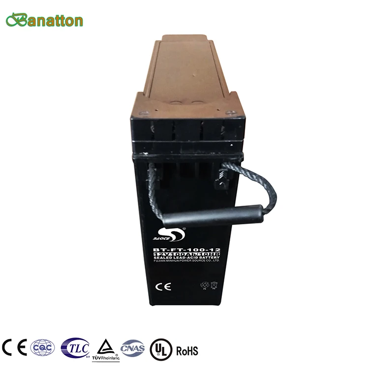 High Quality Factory Prices Solar AGM FT Battery 12V 100AH