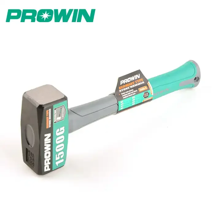PROWIN 1.0kg 1.5kg Rock Breaker Stone Splitting Hammer Tool Masonry Square Head Hammer