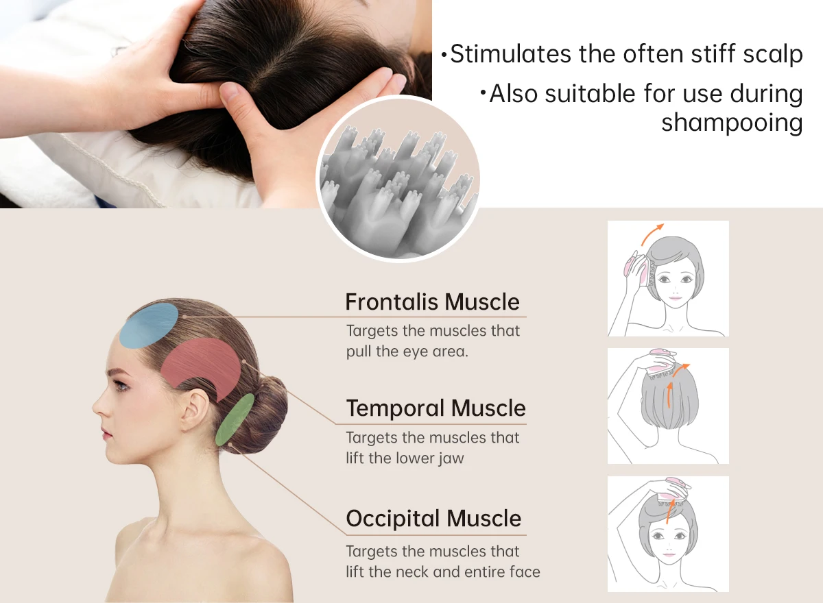 Грибной электрический стимулятор волос