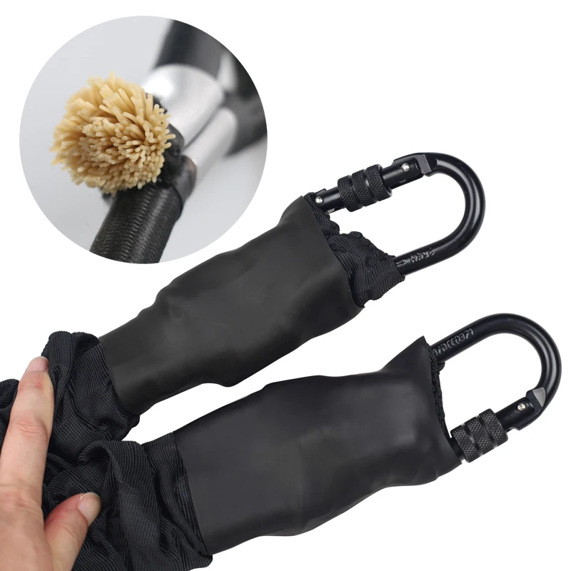 Upgraded Version Heavy Yoga Bungee Dance Rope Resistance Belt Bungee Workout Training Tool  for Full-Body Workout