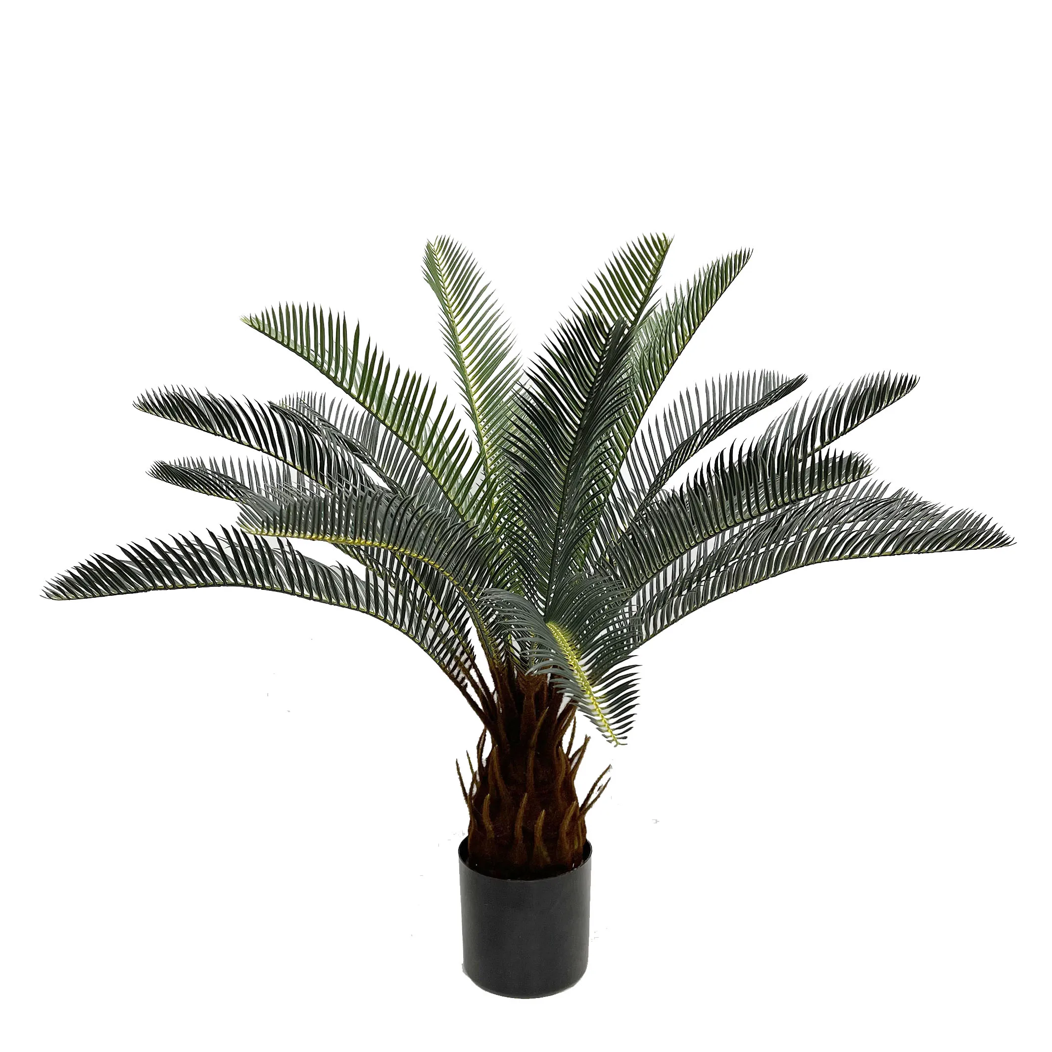 Artificial Cycas Revoluta Green Plant Bonsai Garden Cycas Sago Palm Plants Indoor Office Outdoor Decoration