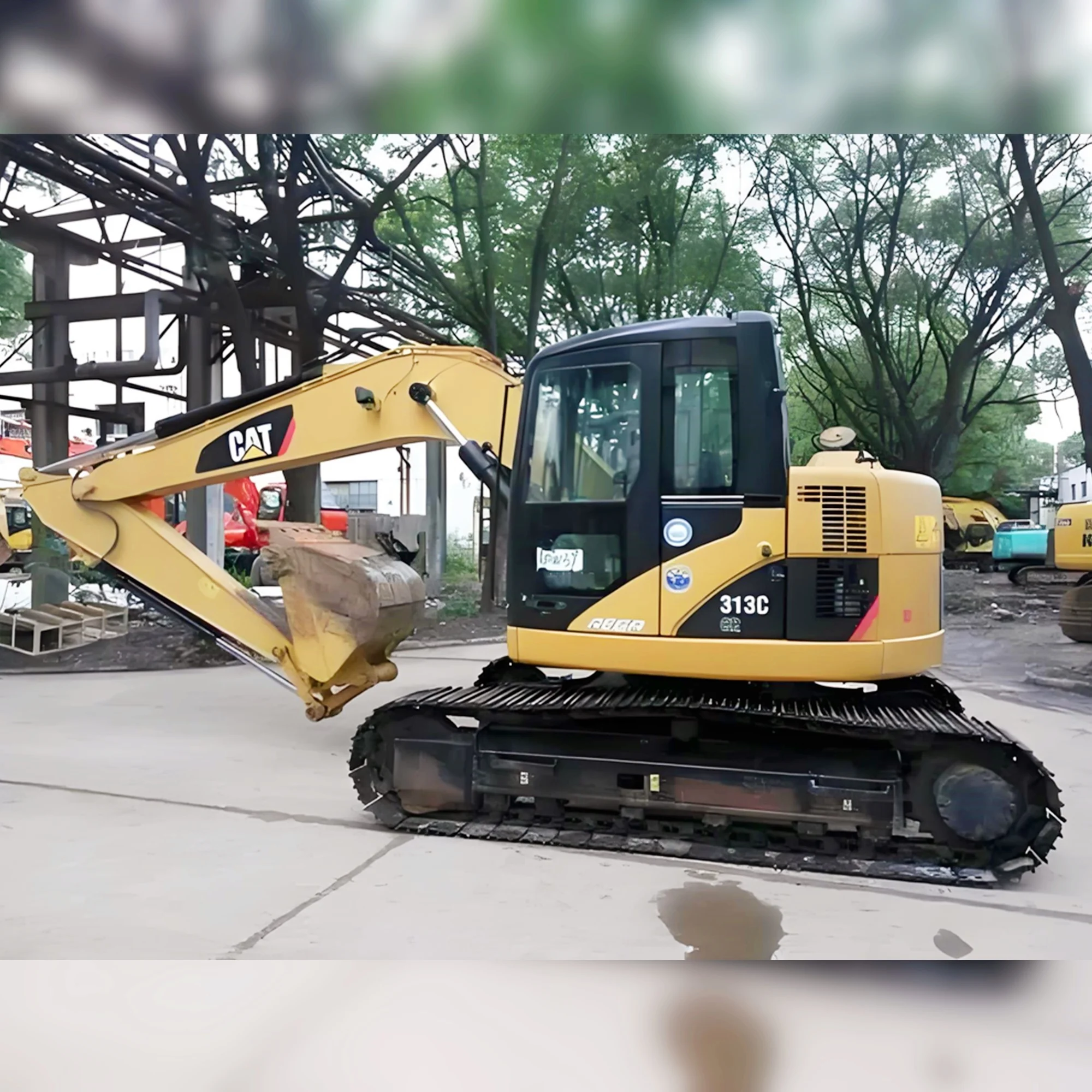 Экскаватор CAT313C японский оригинальный экскаватор гусеничный использованный 313 для кошек
