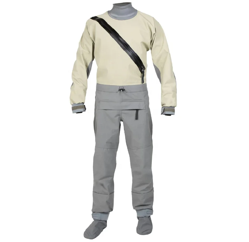 Kayaking Sailing  Waterproof Drysuits One Piece Dry Suits 160D Taslon Custom Outdoor Sportswear Adults Man Waterproof