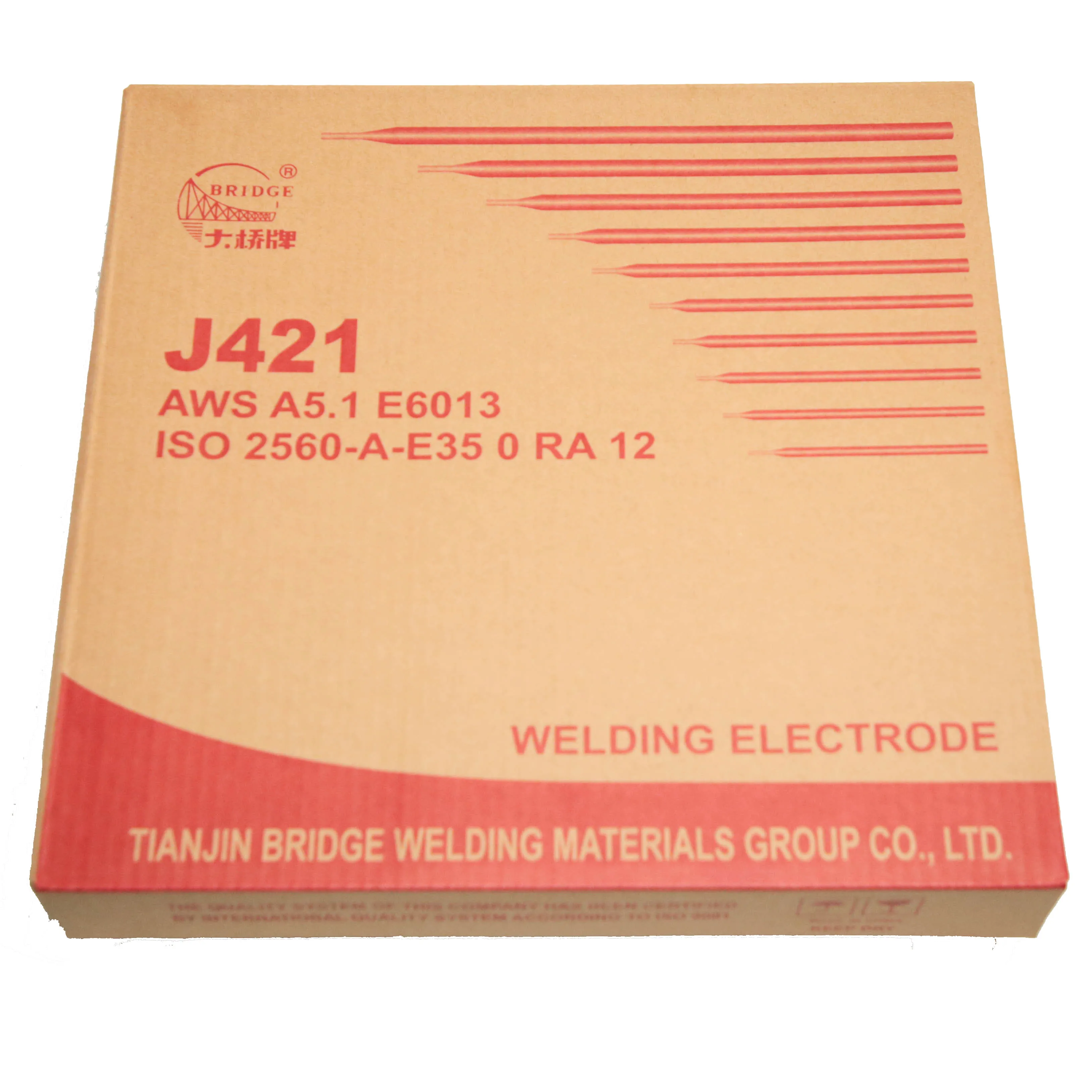Tianjin Bridge Brand AWS A5.1E6013 welding electrode