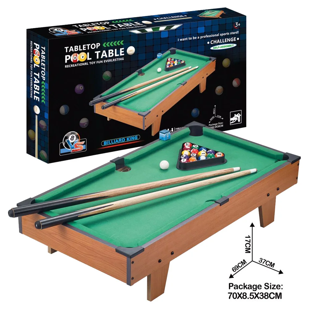 Hot Good Selling Tabletop Ball Billiards Home Pool Tables Mini Billiard Table for Kids Playing