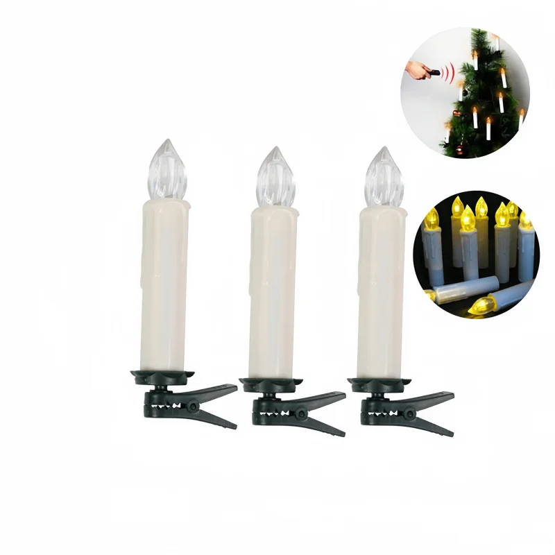 Wholesale Christmas decoration LED remote control candle with CE ROHS compliance