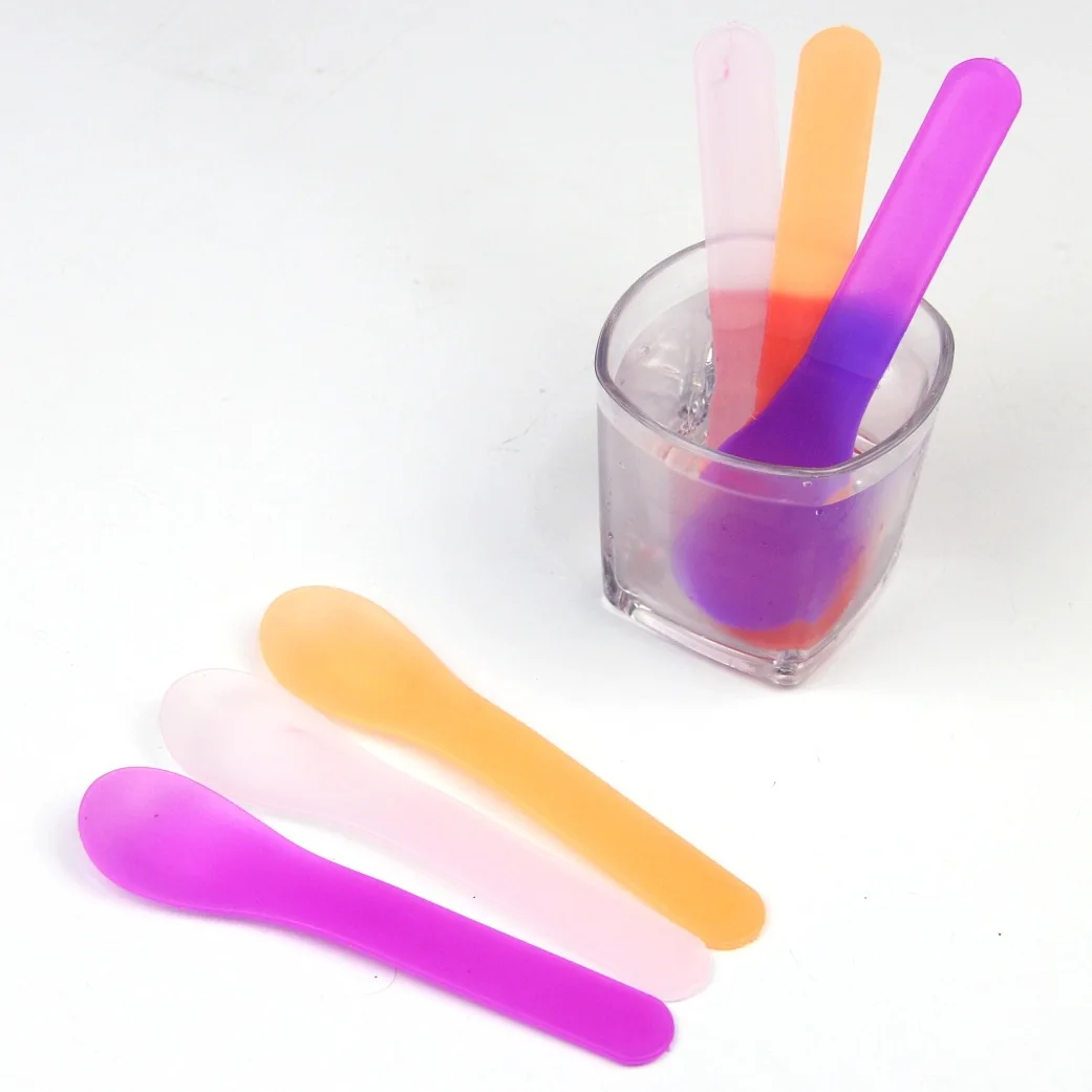 Food grade color changed temperature sensing thermochromic spoon for ice cream cone yogurt cereal