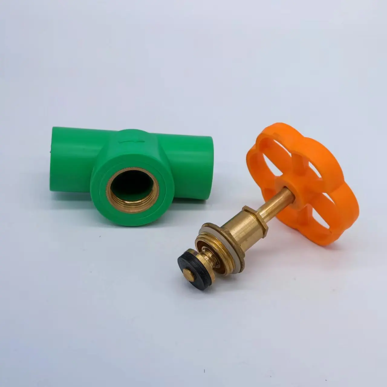 LJ-562 Fitting custom 1/2 4 inch globe valve angle ppr plumbing plastic water gate stop cock valves with different handles