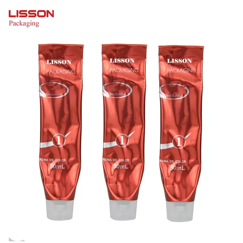 Empty Aluminum Paint Tube Packaging Pure Aluminum Tubes Cosmetic Soft Collapsible Aluminum Plastic Laminated Tube