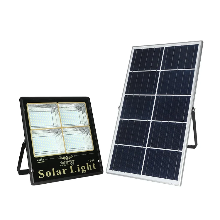 
Energy Saving Aluminium Remote Control 30watt 60watt 100watt 200watt 300watt Solar Powered LED Floodlight 