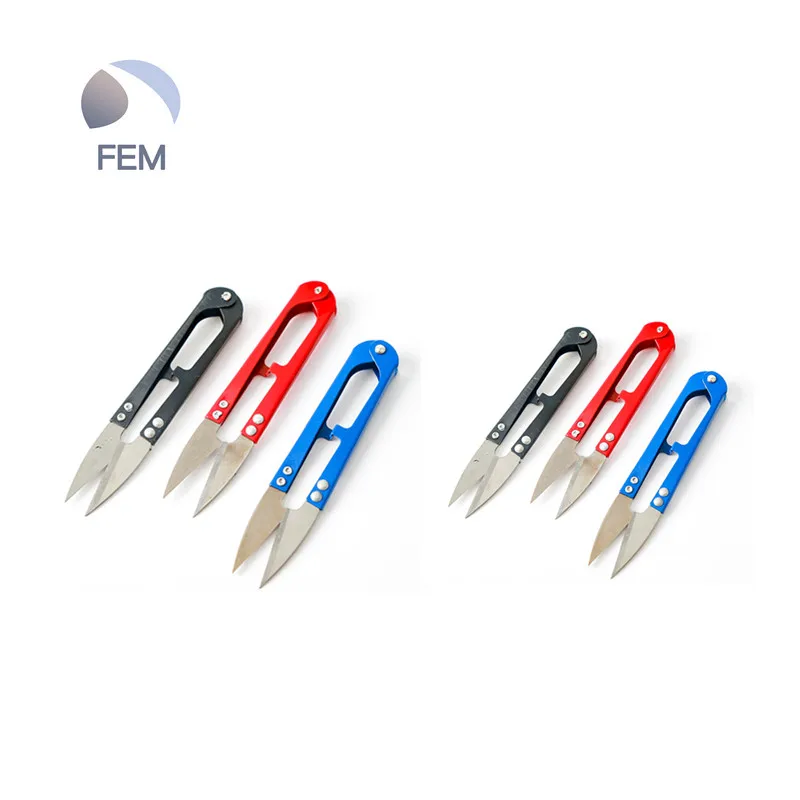 High quality cross stitch scissors U small scissors household thread cut high carbon yarn scissors