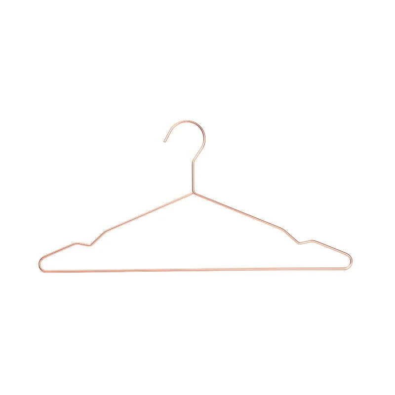 Heavy Duty Rose Gold Metal Hanger Aluminum Hangers for Clothes