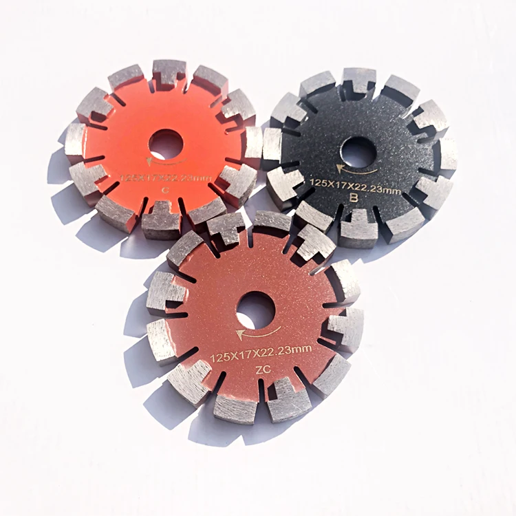 Suntontools  125mm  17mm thickness  diamond grooving tuck point saw blade for very hard concrete floor heating system