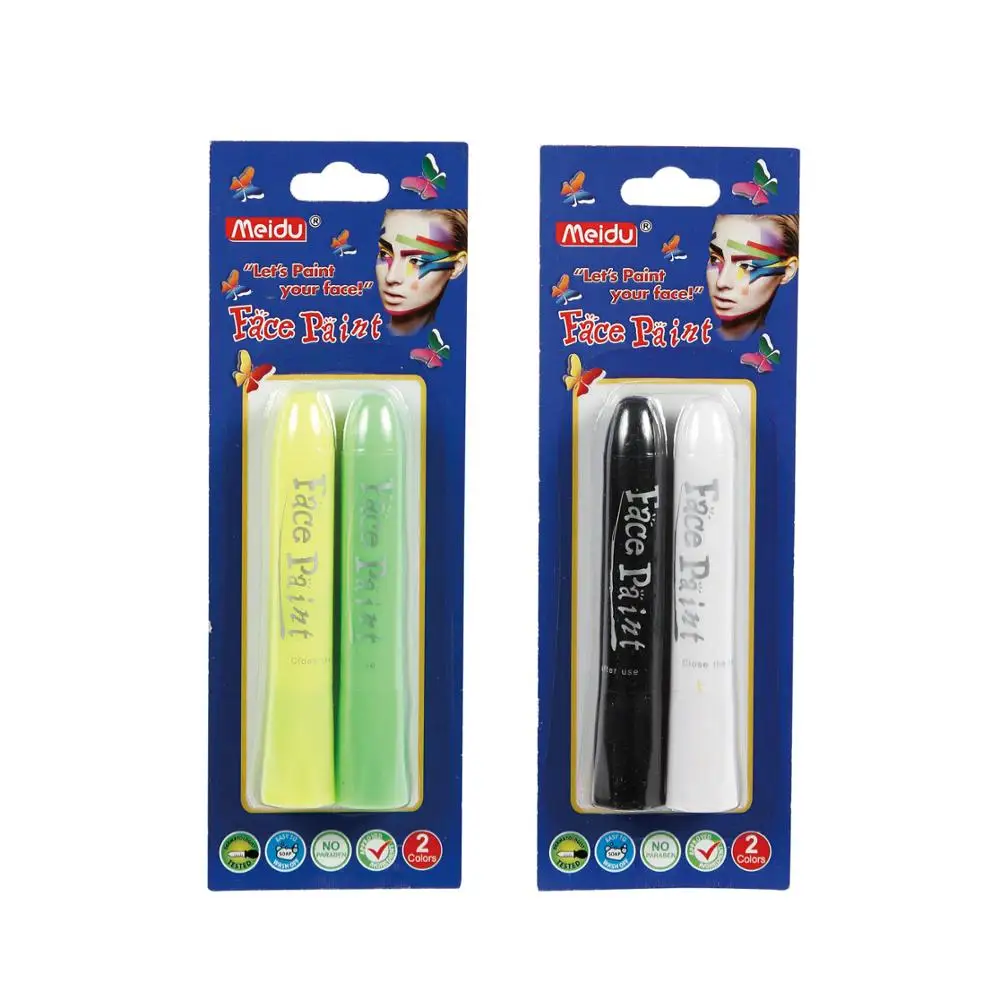 Nice price attractive  art easy wash off 3 color camouflage kids face paint maker pen