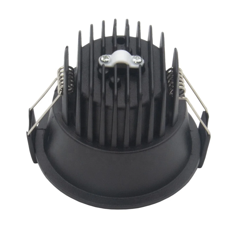 2.5 inch cob trimless downlight housing 12W led spotlight 85mm lamp housing down light body