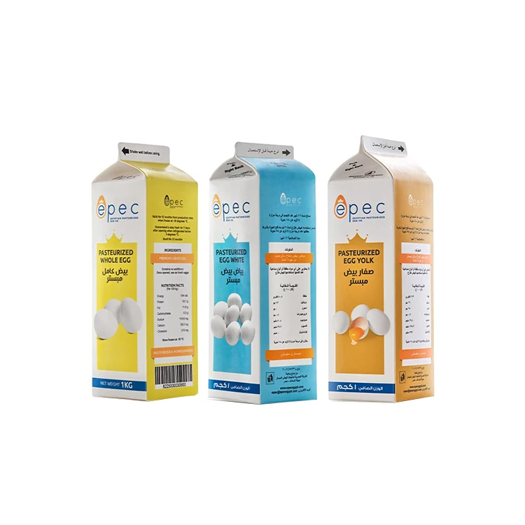 Безопасное для пищевых продуктов естественно разогреваемое пастеризированное цельное яичное жидкое яичное отбеливание яичных желтка
