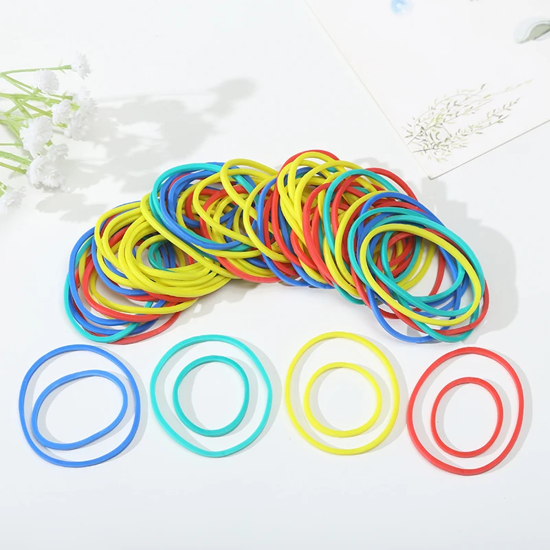 Регулируемые резинки, разноцветные эластичные резинки для школы, дома, офиса, товары для денег