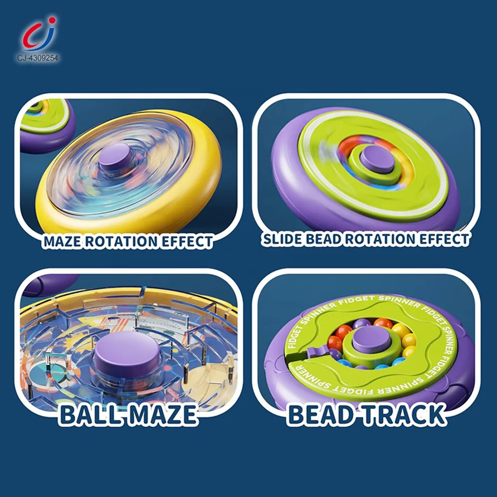 Chengji juguetes gyroscope fidget spinner children rotate maze stress relieve games puzzle fingertip gyroscope