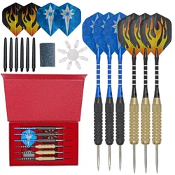 Wholesale High Quality 6 pcs Brass iron Dart Set With Steel Tip Darts Accessories for dartboard Sports games